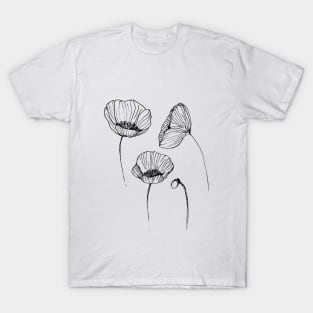 poppy flower T-Shirt